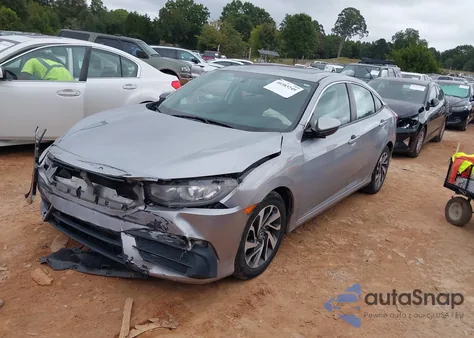 2017 Honda Civic Ex из США, поврежденный, VIN 2HGFC2F72HH514135